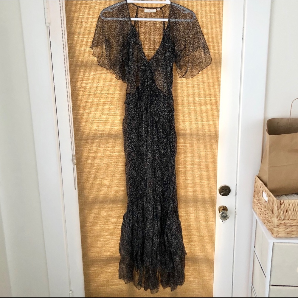 Doen Antoinette Dress- black prairie